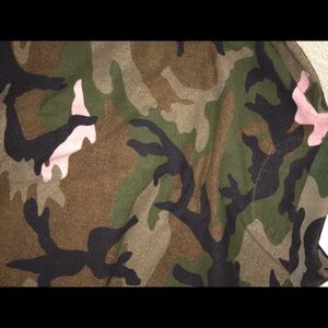 Custom Knit Pink & Camo Polo